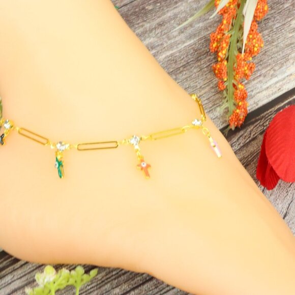 "Elegant Handmade Anklet – Delicate Jewelry for Women, MAR091397 - Picture 8 of 10